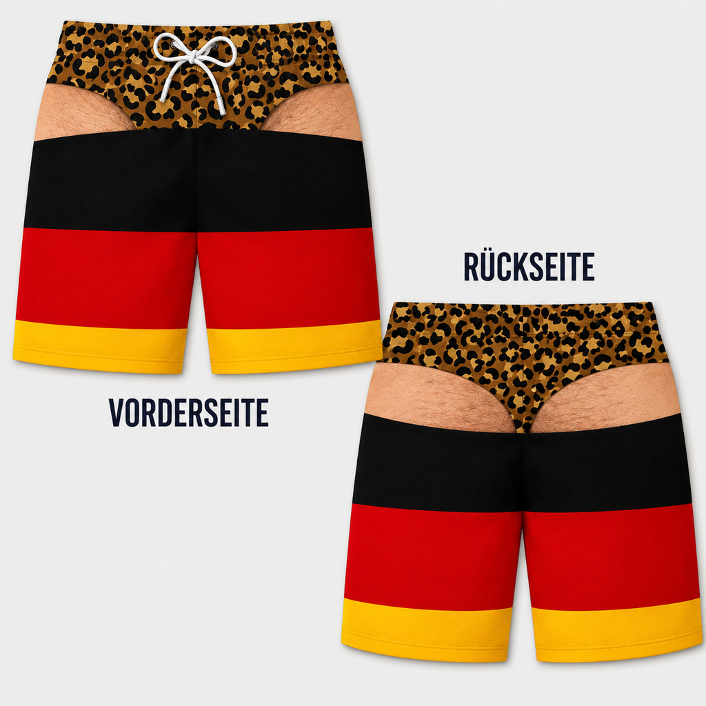 Costume da Bagno da Uomo Divertente con Effetto Ottico – Perfetto per Feste e Vacanze