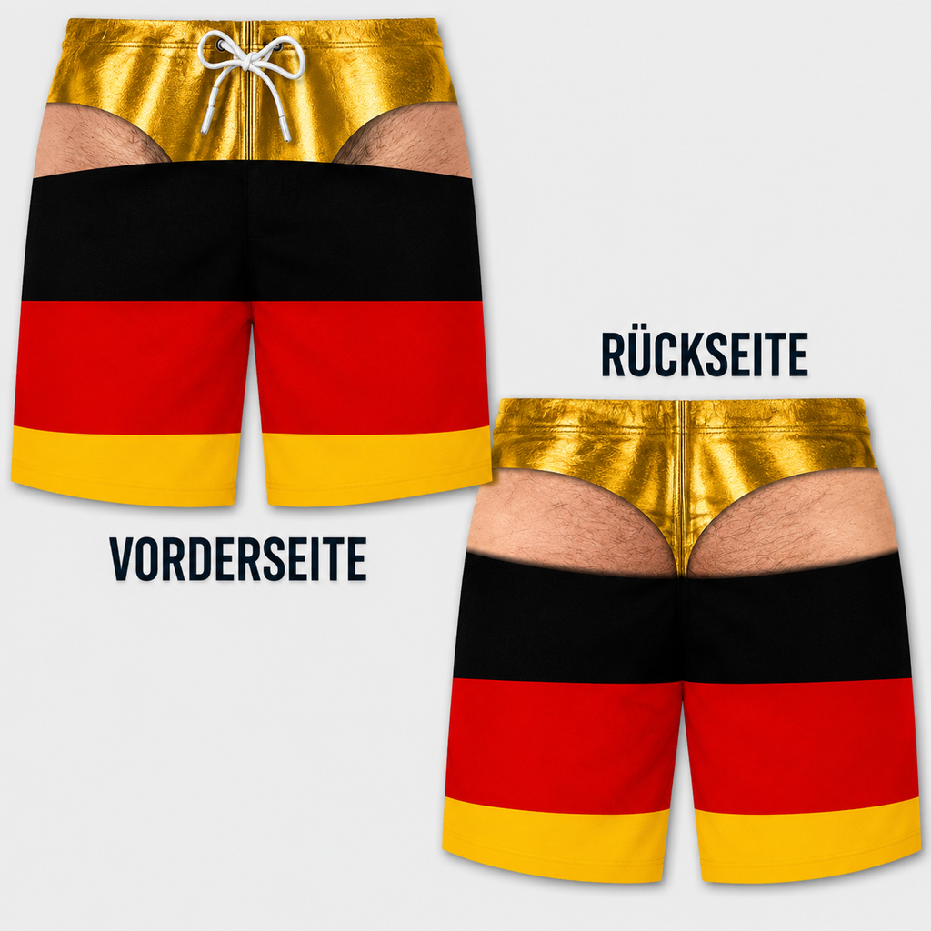 Costume da Bagno da Uomo Divertente con Effetto Ottico – Perfetto per Feste e Vacanze