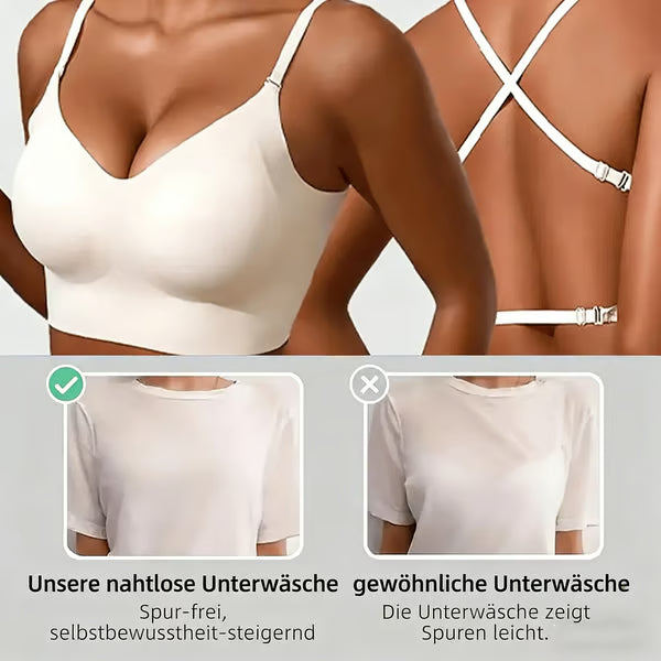 🏆Letzter Tag: 49 % Rabatt!🔥 Kabelloser, rückenfreier Damen-BH in Unifarben