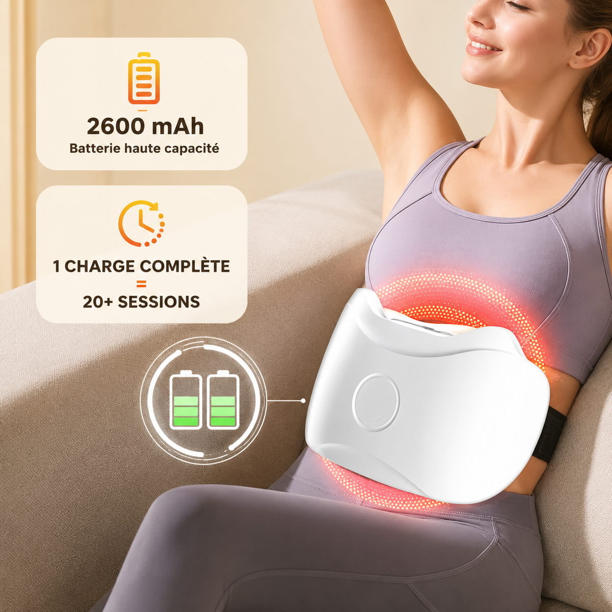 🌷62% de réduction🍃Masseur abdominal électrique sans fil pour la combustion des graisses et la digestion ✈️ Livraison gratuite